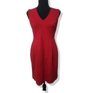Banana republic red dress size 4